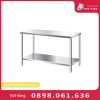 Bàn chặt Inox có giá phẳng dưới bàn Arismax